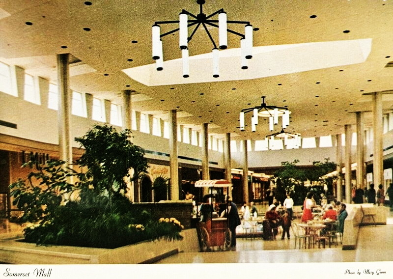 Somerset Collection (Somerset Mall) - Vintage Postcard (newer photo)